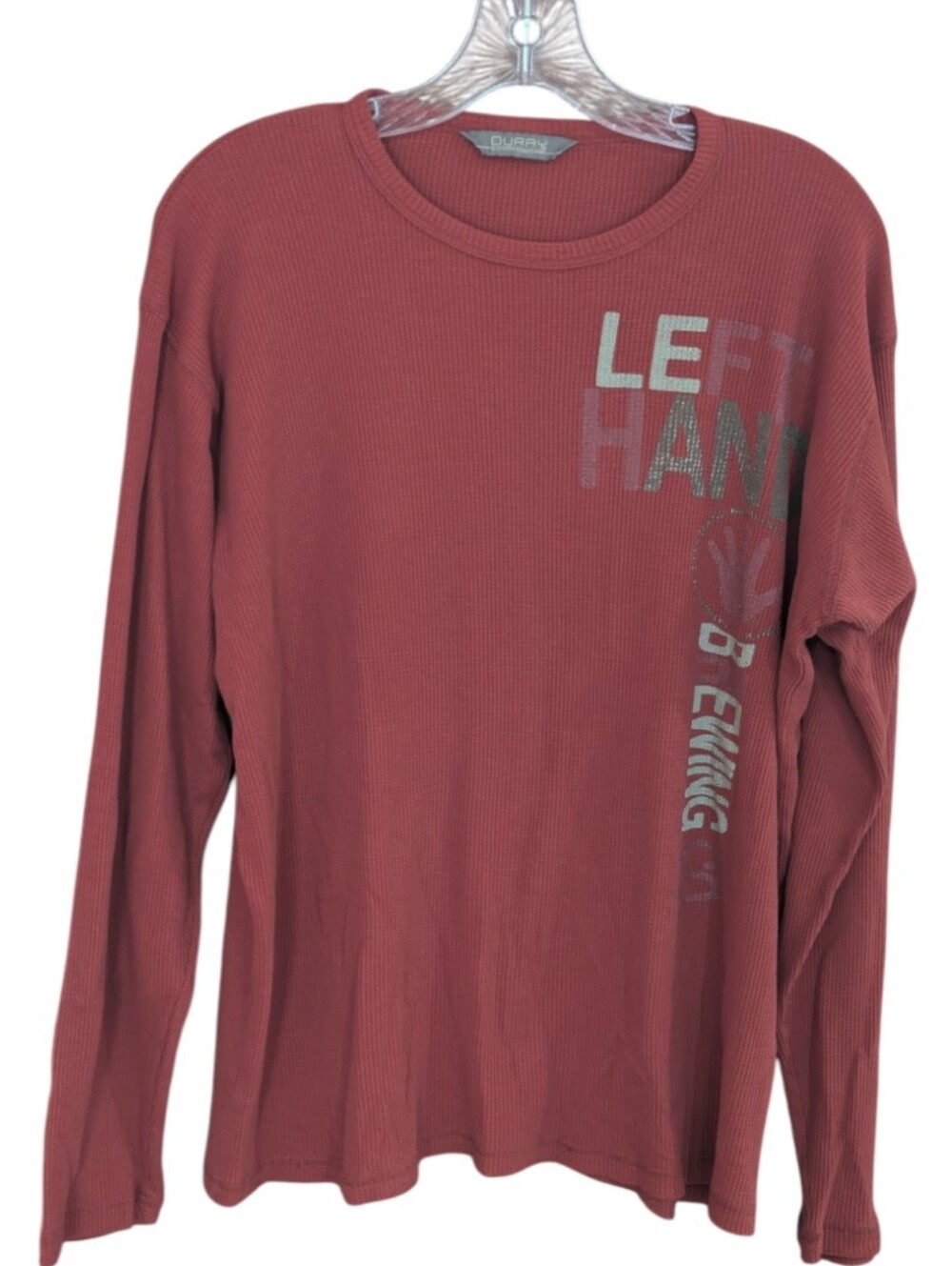 Ouray "Left Hand Brewing Co" Brewery Craft Beer Colorado Mens Thermal XL *Note*